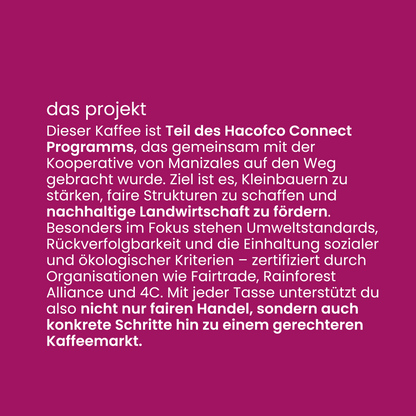 Kolumbien Projektkoffie Nr. 7