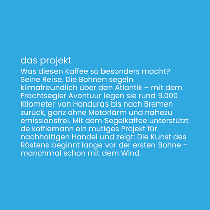 Segelkaffee Projektkoffie Nr. 1